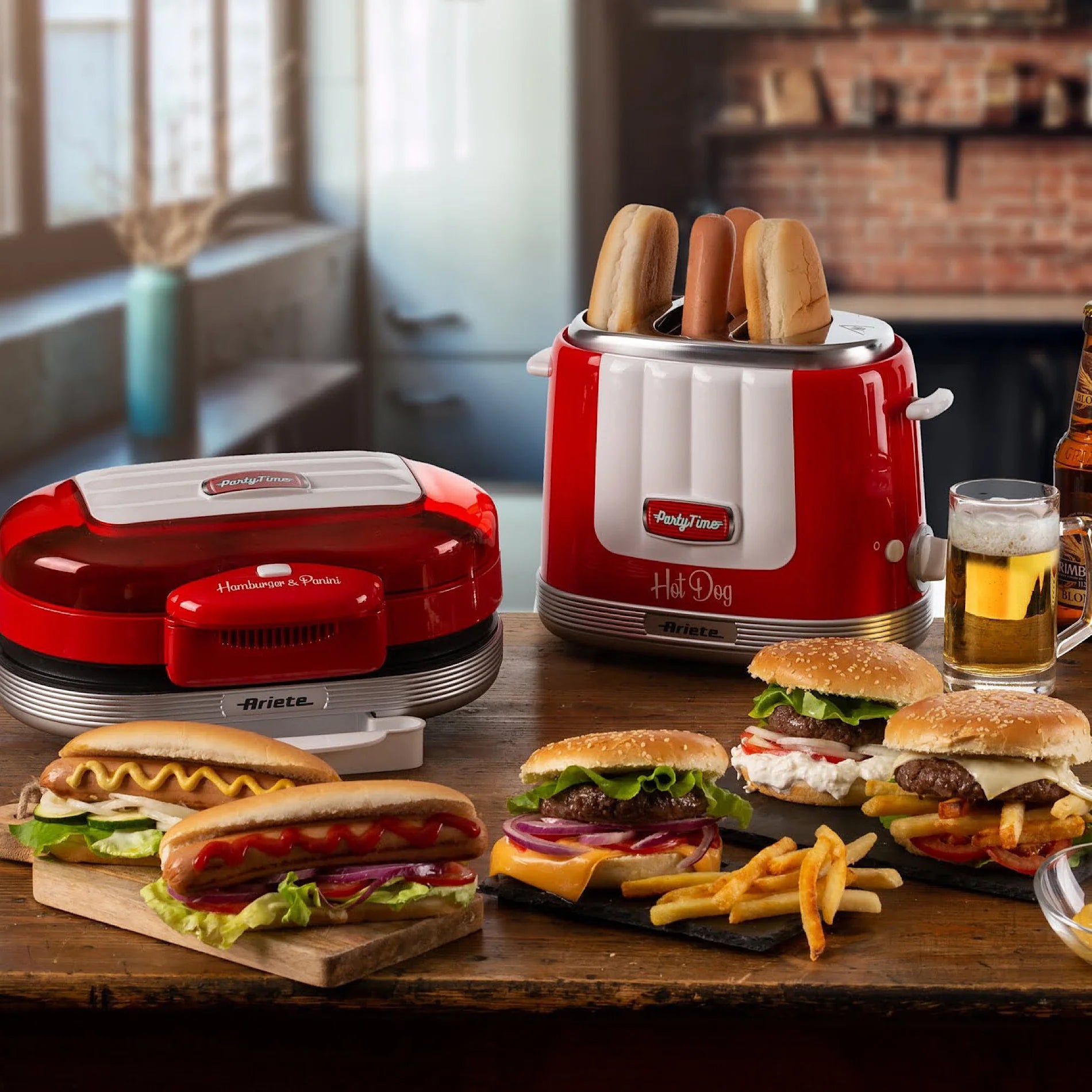 Ariete Hamburger maker party time